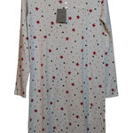 Christopher & Banks Novelty Star Patterned Long Sleeve Nightgown Size Small Photo 0