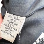 bitten by Sarah Jessica Parker Houndstooth Coat Black White Size Medium Photo 8