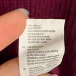 RDI  Maroon Hi-Low Pullover Crewneck Sweater Photo 6