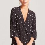 Forever 21 NWT Black Polka Dot Blazer Photo 0