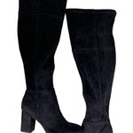 None Over the Knee Boots Womens Square Toe Block Heel Size 6 Photo 0