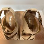 Splendid  Jimmy Open Crisscross 4” Mushroom Ankle Strap Wooden Block Heel Photo 6