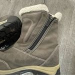 Sorel Grey Waterfall Suede Mid-Calf Zip Up Winter Boots Photo 2