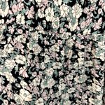 Natural Life Black Floral Tiered Maxi Dress Womens Size Medium NWT Green Pink Photo 5