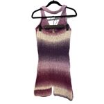 NEW PrettyLittleThing Romper Women Small Ombre Knit Stretch Travel Cover Up Purple Photo 1