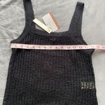 Crescent NWT  Crochet Black Tank Top, size S Photo 3