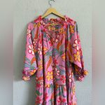 easel  Flowy Oversized‎ Midi Floral Dress Size Small EUC Photo 1