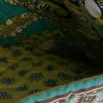 Vera Bradley Peacock Paisley Teal Print Crossbody Bag Adjustable Strap Photo 6