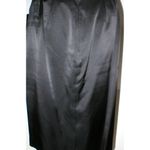 New NWT $498 Womens Black Silk Fringe Skirt Worth NY 8 York Metallic Silver Photo 9