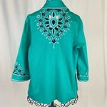 Bob Mackie Jacket 2X Vintage Cutout Embroidery Evening Green Dollywood Plus Size Photo 10