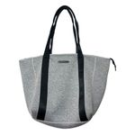 Aimee Kestenberg  Capri Large Tote OS Gray Black Neoprene Travel Shoulder Bag Photo 3