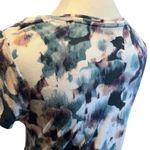 Simply Vera, Vera Wang Simply Vera‎ Vera Wang Multicolor Abstract Short Sleeve Top Women's XS Casual Photo 4