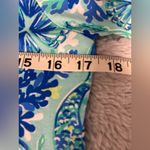 Lilly Pulitzer  Blue and Green Floral Top Photo 2