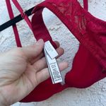 PINK - Victoria's Secret 32A Victoria secret dream girls push-up red Lacey gold trim bra Photo 2