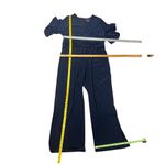 Jessica Howard Blue Jumpsuit Semi Formal Stretch One Piece Plus Size 1X NEW NWT Photo 4