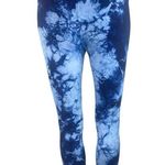 Electric & Rose Blue Tie Dye High Rise Compression Yoga Athletic Leggings Size S Photo 2