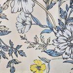 Signature Studio  Beige Floral Ruffled Babydoll Blouse Size Large Photo 1