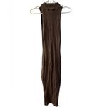 Heartloom  CURTIS Mock Neck Rib Sweater Knit Sleeveless MIDI Dress Photo 2