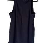 Free People  tunic shirt side slit pockets sleeveless mock neck long keyhole back Photo 0