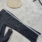 BDG Urban Outfitters Wilco High-Waisted Cropped Flare Jeans in Black Faded 26 Photo 14