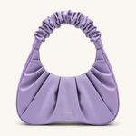 JW Pei Gabbi Ruched Hobo Handbag in Purple Photo 0
