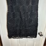 Mud Pie  Black Lace Scoop Neck Sleeveless Dress size Small Photo 5