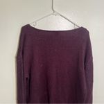 Calvin Klein Jeans Scoop Neck Sweater Purple Metallic L Size L Photo 5