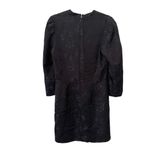 Sandro Walls Wrap Effect Floral Jacquard Mini Dress Sz 40 (L) Photo 2