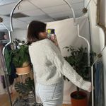 Urban Outfitters Nwt  Metallic Eyelash Knit Pullover Sweater Gray Size Medium Photo 5