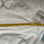 Athleta  Advantage Polo Top Quarter Zip Pullover in Bright White Size XL Photo 6