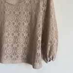 Xxi Lace Scoop Neck Blouse Photo 2