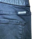KanCan‎ Women's Black Flare Jeans Faux Leather Waist Size 7/27 Photo 6