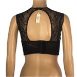Dobreva Black Bustier Corset Cropped Lace Tank Bra Womens Size 34A Photo 6
