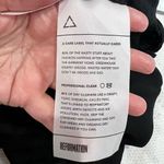 Reformation Black 100% Silk Drape Front Button Closure Blouse Sz M Photo 8