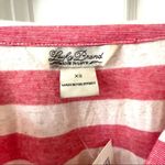 Lucky Brand  red and white striped long sleeved top Photo 4