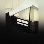 CO Essential Black Long Sleeve Peasant Slv Short Dress Size Medium Flowy Photo 3