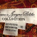 From 90s Vtg Laura & Jayne Petite Red & Gold Floral Wrap Style Top Size 10 Photo 6