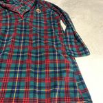 Ralph Lauren Lauren  Plaid nightgown long sleeve fleece Photo 2
