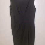 White House | Black Market Asymmetrical Top Black Sleeveless Dress Size 14 Photo 0