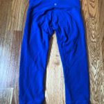 Lululemon reversible black / blue crop leggings Photo 6