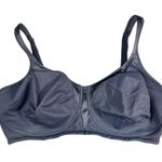 Playtex Muted Blue Unlined No Underwire Wire Free Casual Bra 36DDD Comfort Photo 0