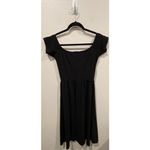 Urban Outfitters KIMCHI BLUE Black Short Sleeve Midi Dress Photo 2