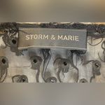 Beautiful Storm & Marie Black Silka Flowy Delicate Top Boho Chic Frilly Size XL Photo 2