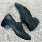 Vintage Black Western Booties Leather Sz 8 M Photo 1
