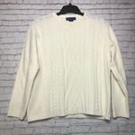 Karen Scott  Petites Pullover Sweater Ivory Size Large Petite Photo 2