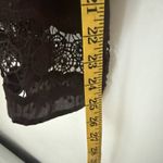 Karen Rogers Peasant Lace Trim Top Chocolate Brown Boho Square Neck Blouse XL Photo 6