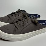 Sperry  Crest Vibe Mule Sneaker in Grey Canvas Photo 2