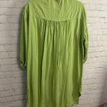 Young Fabulous and Broke YFB linen blend shirt dress lime green size XS chic Photo 2