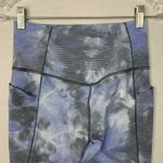 Athleta  women's small salutation stash pocket II Capri purple stripe gray lulu Photo 9