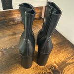Madden Girl ‎ Stealtth Black Heeled Boots Size 9 Photo 7